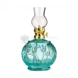 lampada vetro azzurra lampada per cera liquida 1024x840 1