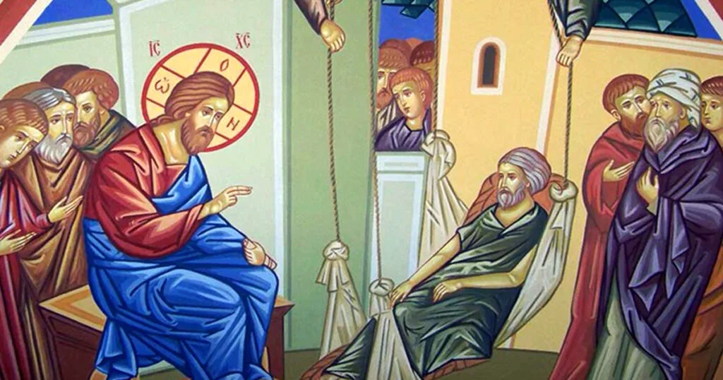 gesu guarisce paralitico