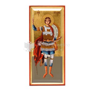 icona san giorgio martire in piedi
