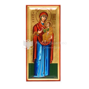 icone serigrafate faffigurazioni intere madonna di costantinopoli cm18.50x40