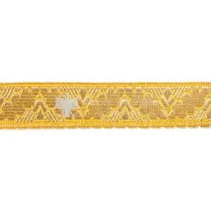 gallone giardino tradizionale 2 cm oro mezzofino