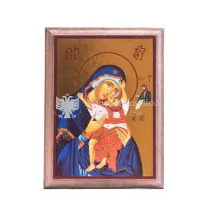 icona madonna tenerezza carta lucida
