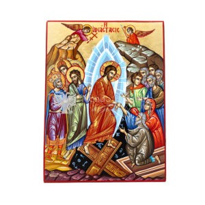 icona dipinta a mano della risurrezione anastasis 30x40 1