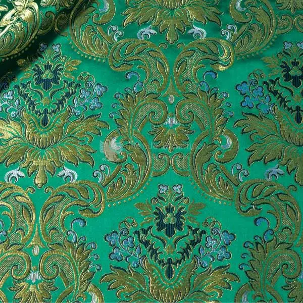 tessuto damascato I 10 107 verde
