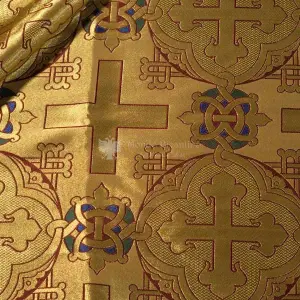 tessuto damascato I 34 103 oro contorno bordeaux