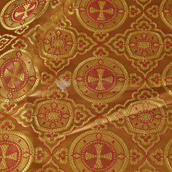 tessuto damascato I 51 105 oro ricami oro rosso