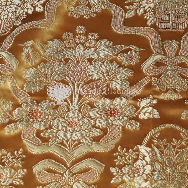 tessuto damascato I 52 103 oro rosso ramato 3