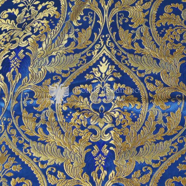tessuto damascato I 53 106 blu