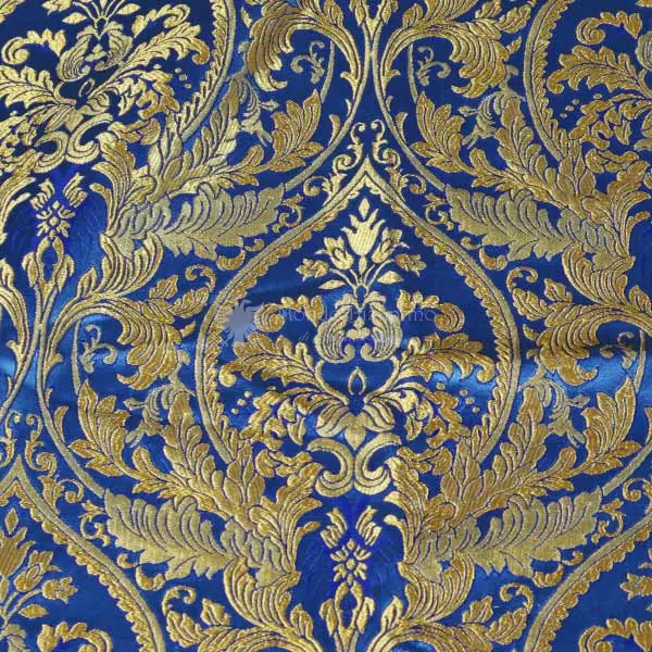 tessuto damascato I 53 106 blu