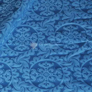 tessuto damascato I 57 109 blu