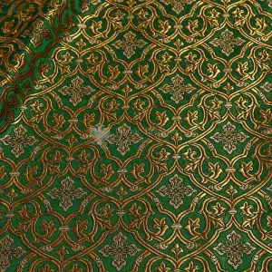 tessuto damascato I 65 110 verde