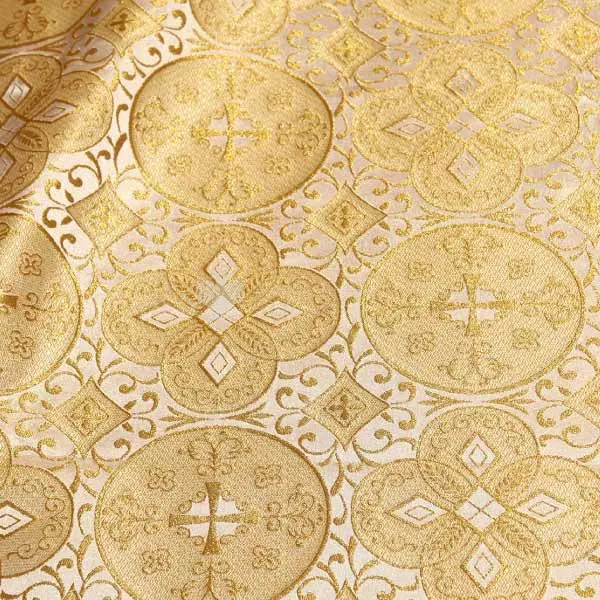 tessuto damascato I 67 102 bianco oro