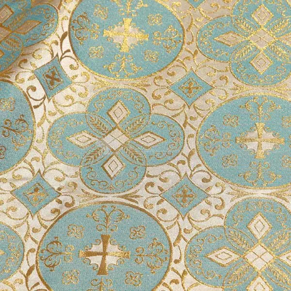 tessuto damascato I 67 105 avorio celeste