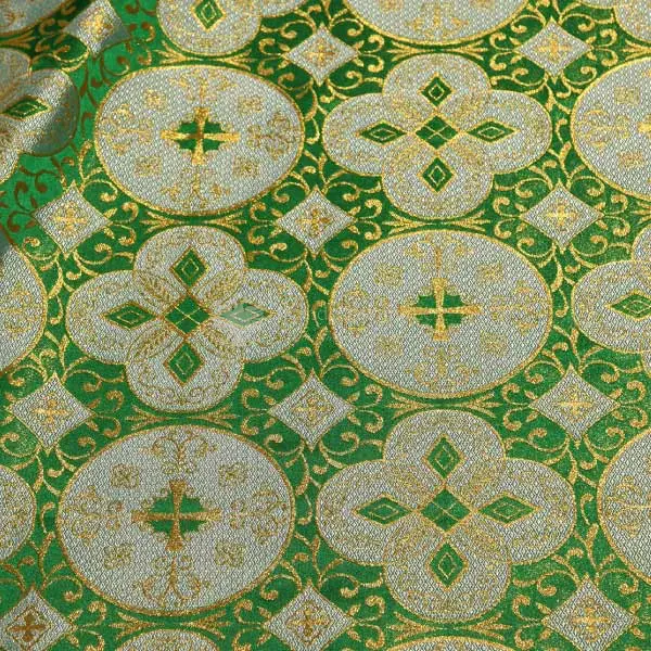 tessuto damascato I 67 116 verde celeste