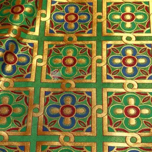 tessuto damascato I 70 105 verde