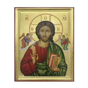 icona serigrafata cristo pantocratore eterno giovane