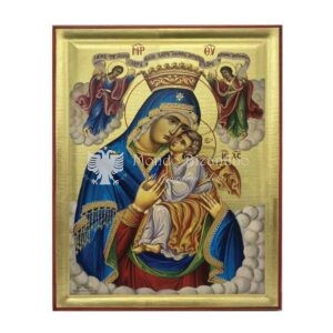 icona serigrafata madre di dio regina degli angeli
