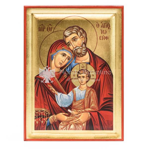 icona serigrafata sacra famiglia