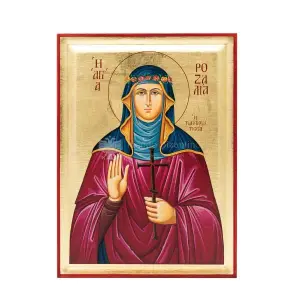 icona serigrafata santa rosalia vergine