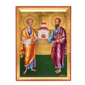 icona serigrafata santi apostoli pietro e paolo