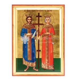 icona serigrafata santi costantino ed elena