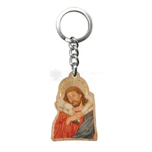 portachiavi legno massello sagomato personalizzati PLM1S