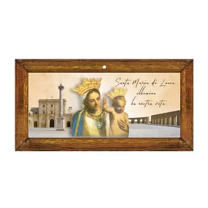 quadretto legno noce personalizzato Q3M