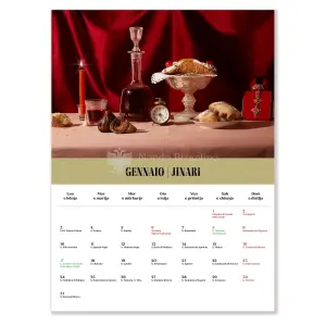 A3 Arbresh Calendario Gennaio