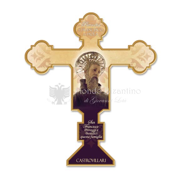 benedizioni classiche personalizzabili croce rotonda 1501.P