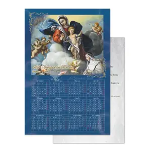 calendario oro fregio angolo personalizzabile 1111.01e1