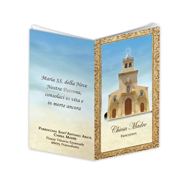 libretto oro personalizzabile fregio cornice antica LI1.7