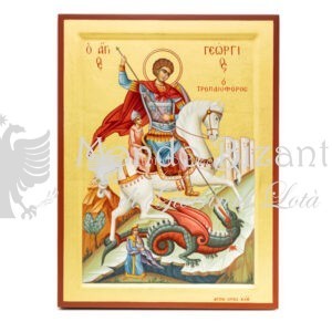 icona del monte athos dipinta san giorgio