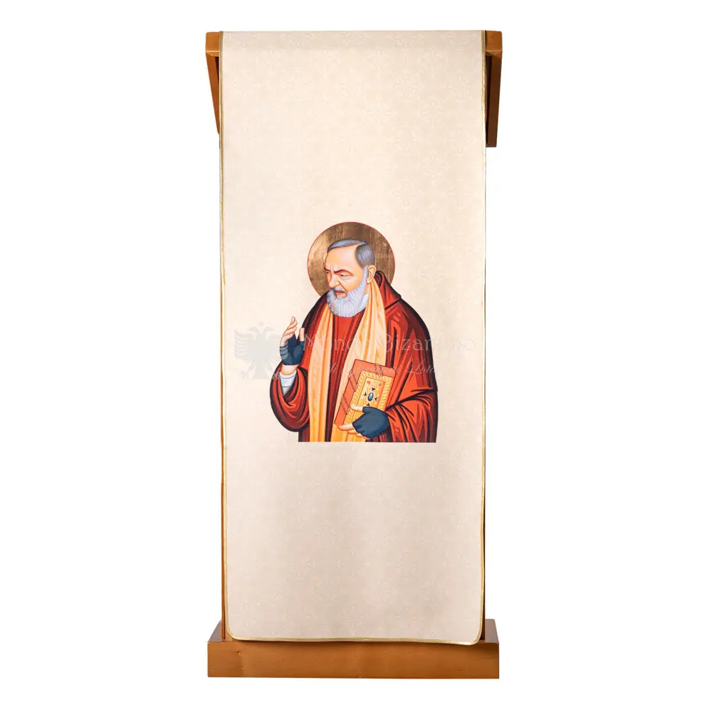 copri ambone san pio retro