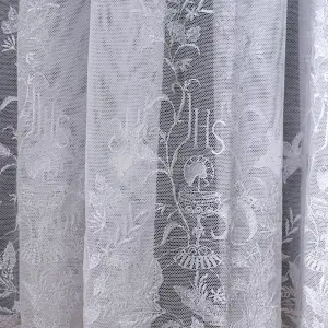 camice con tulle in cotone simboli ihs simboli eucaristic