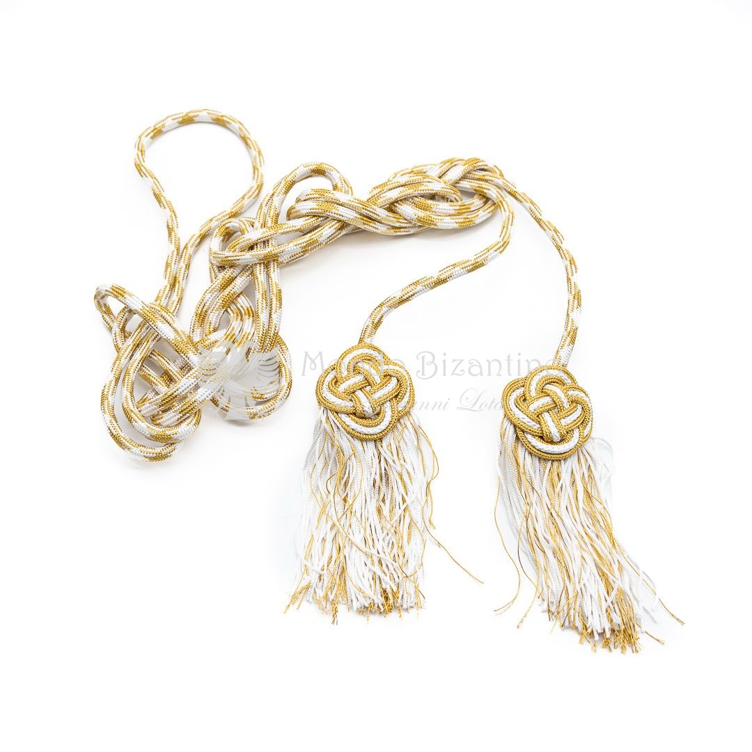 cingolo bianco e oro torcion