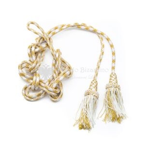 cingolo nappina oro e bianco
