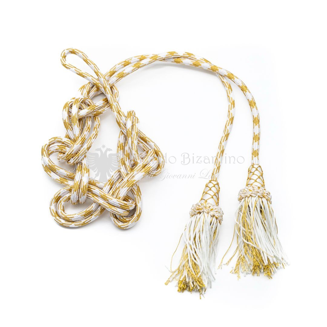 cingolo nappina oro e bianco