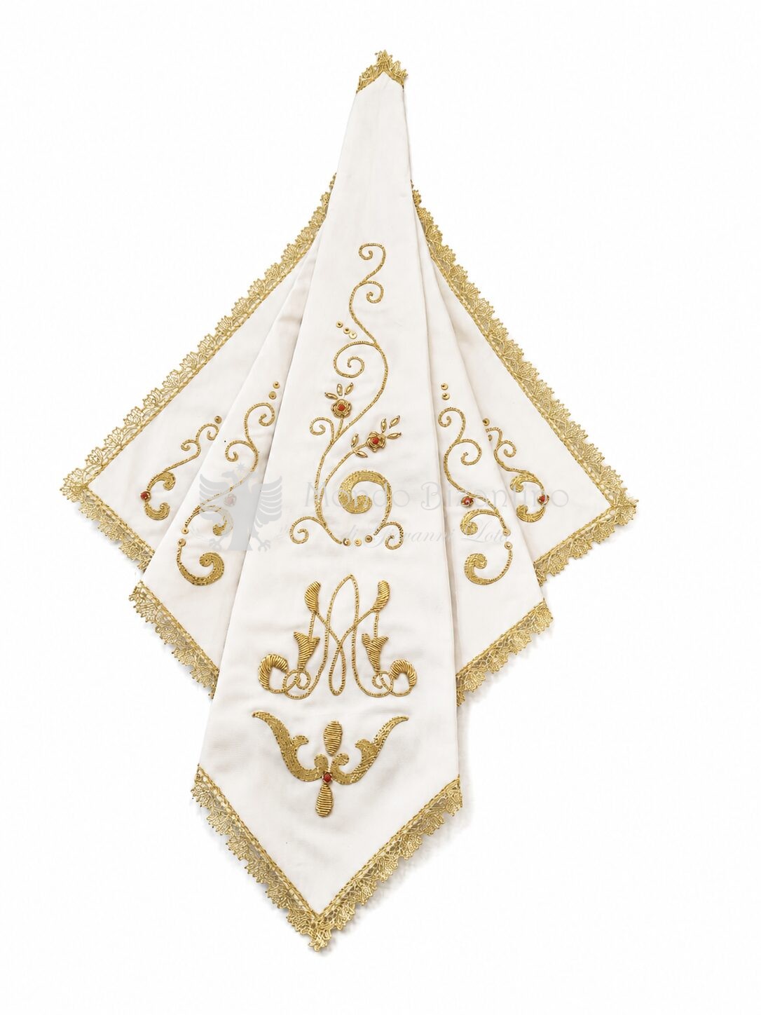 fazzoletto addolorata ricamato