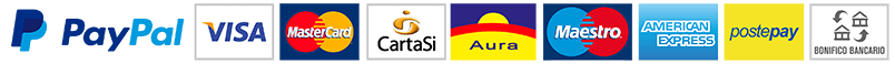 Mondo Bizantino metodi di pagamento accettati Metodi di pagamento accettati: PayPal, Visa, Mastercard, CartaSi, Aura, Maestro, American Express, Postepay, bonifico bancario