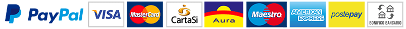 Mondo Bizantino metodi di pagamento accettati Metodi di pagamento accettati: PayPal, Visa, Mastercard, CartaSi, Aura, Maestro, American Express, Postepay, bonifico bancario
