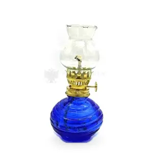 ampollina per cera liquida cm 17 azzurra